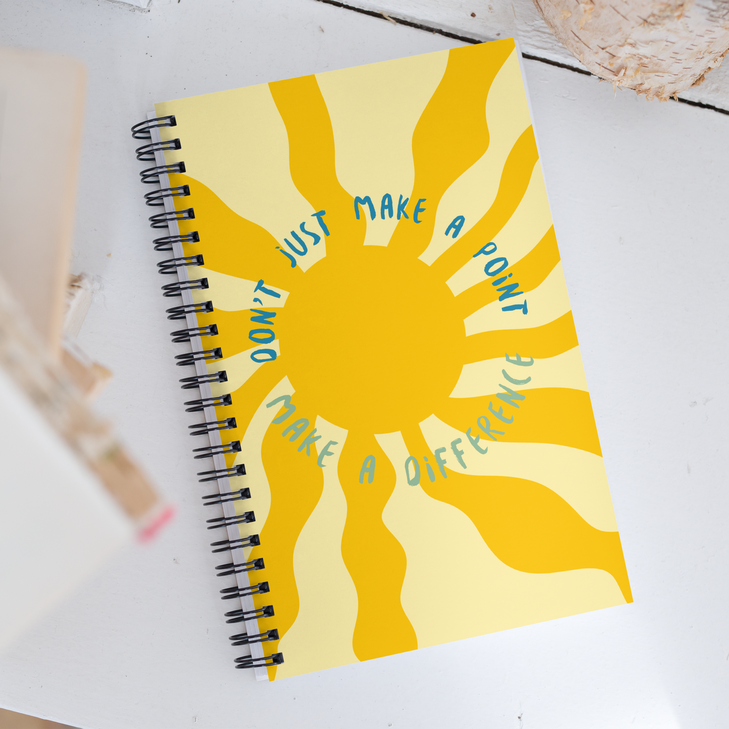 Don’t Just Make A Difference Spiral notebook
