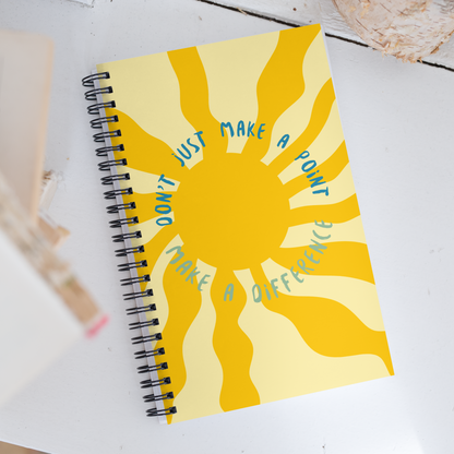 Don’t Just Make A Difference Spiral notebook